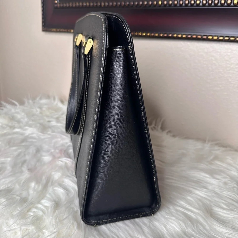 Burberry Black Leather Bag